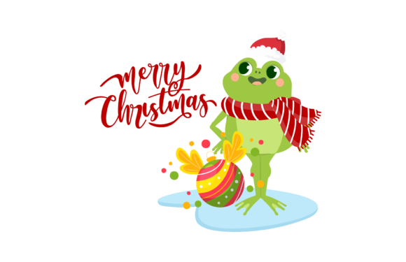 Animal Christmas Happy Illustration: A Festive Graphics Gem