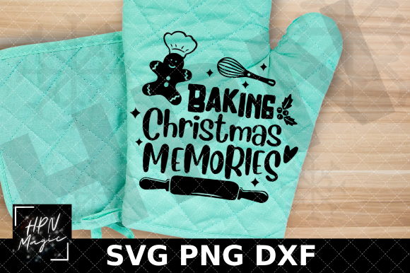 Baking Christmas Memories: A Festive Graphic Design Asset