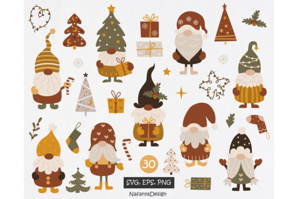 Boho Christmas Gnome SVG: A Charming Holiday Embroidery