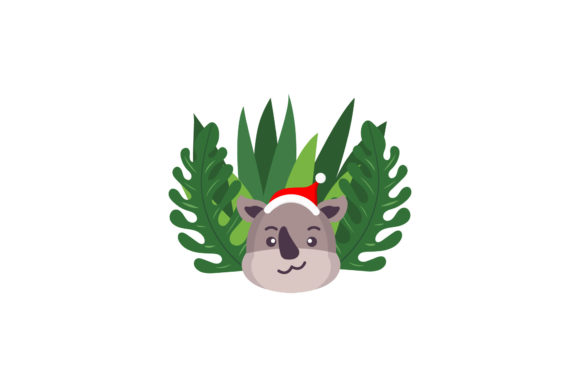 Christmas Animal Hat Santa Claus: A Festive Graphics Gem