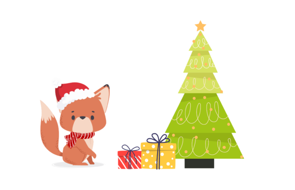 Christmas Animal Illustration Winter: A Perfect Graphics and Illustrations Asset