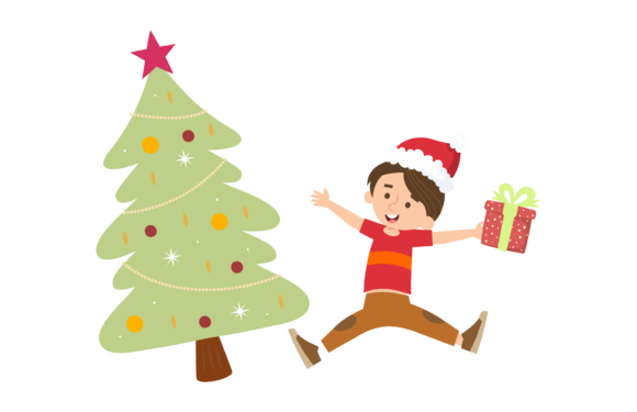 Christmas Child Winter: A Festive Graphics and Illustrations Asset