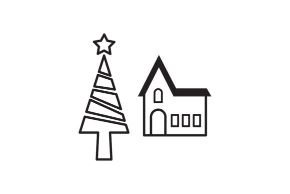Christmas Clipart Outline: A Versatile Graphics Asset for Publishers