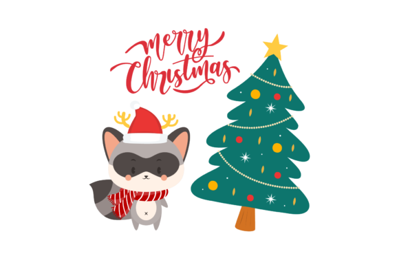 Christmas Fox Winter Celebration: A Festive Graphics Delight