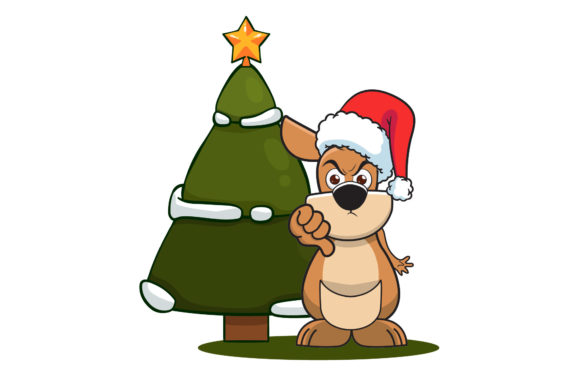 Christmas Kangaroo Concept Design Art: A Festive Graphics and Illustrations Review