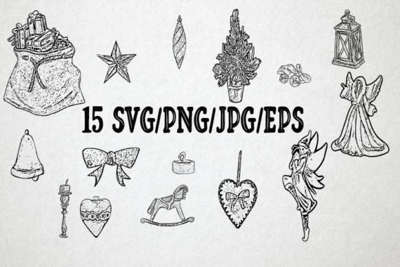Christmas Svg Clipart: A Festive Addition to Embroidery