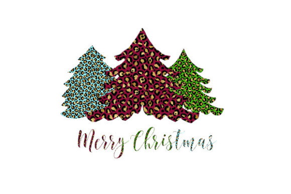 Merry Christmas - Leopard: A Festive Graphic for Holiday Content