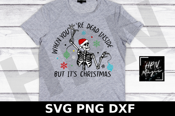 When You're Dead Inside but It's Christmas: Festive Graphics and Illustrations